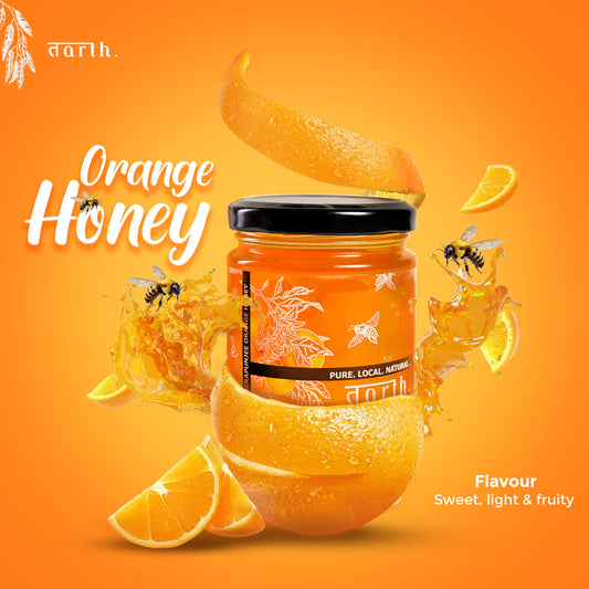 Tarth Raw Cherrapunjee Orange Honey - 100% Pure | Natural | Unprocessed